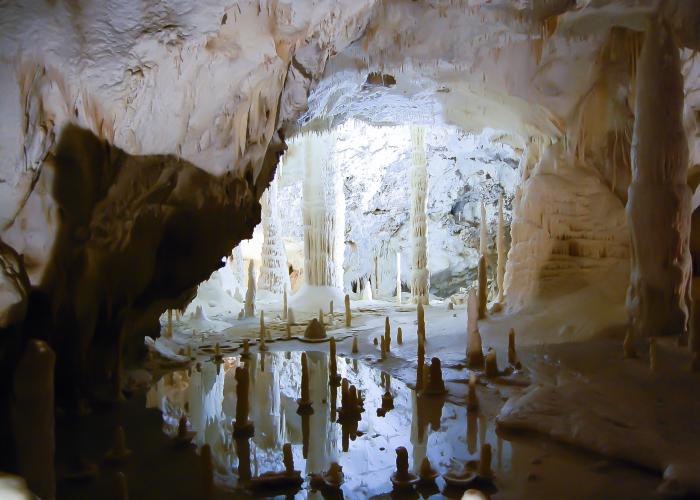 Entdecken Sie die Grotten von Frasassi
